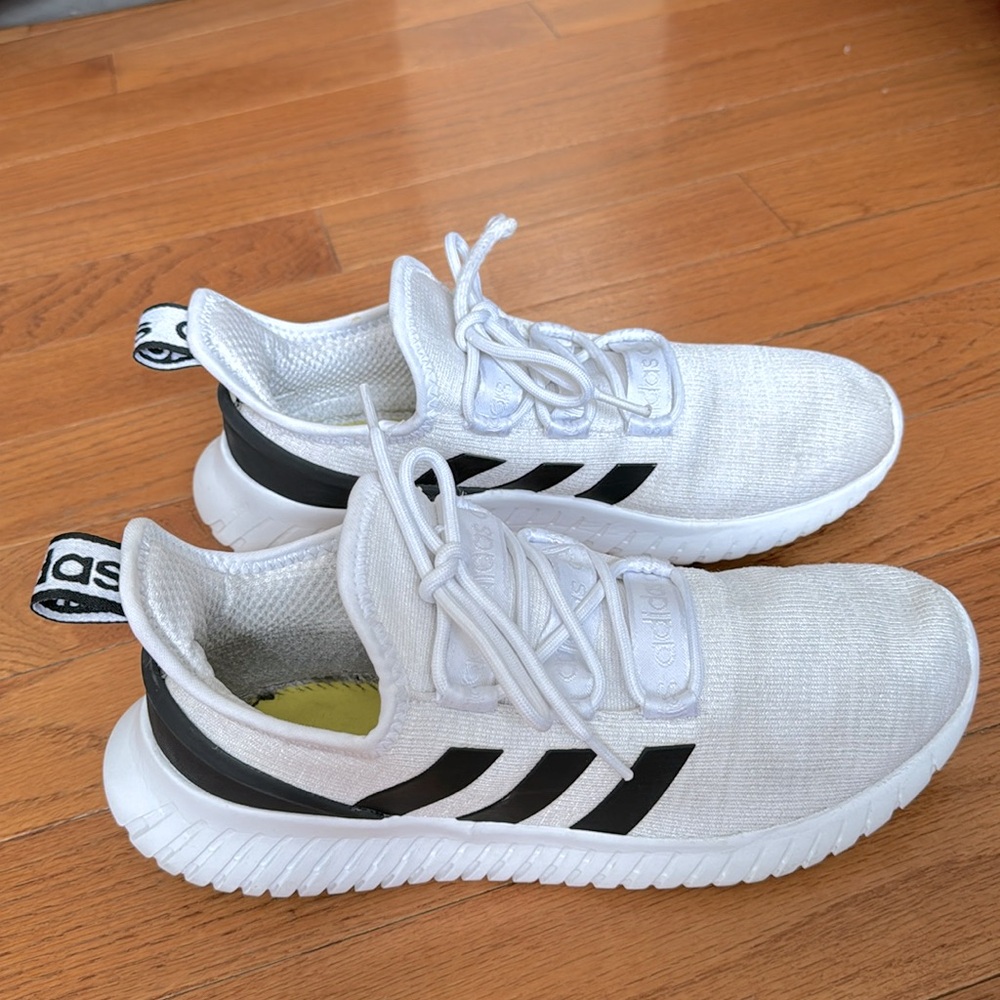 Adidas Men’s KAPTIR Sneakers Size 9.5 White/ Black FV8566